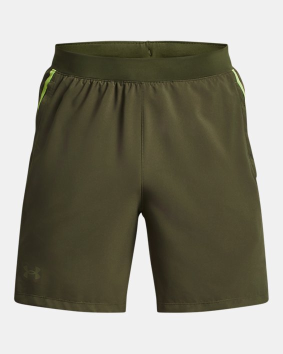 Men's UA Launch Run 7" Shorts in Green image number 6